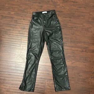 Abercrombie Curve Love Women’s Vegan Leather Pants